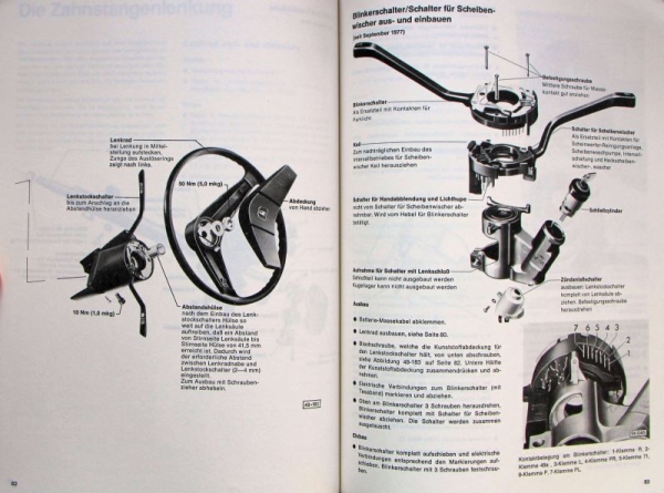 Etzold "Volkswagen Rabbit 50 PS - So wird's gemacht" 1975 Repairmanual (6809)